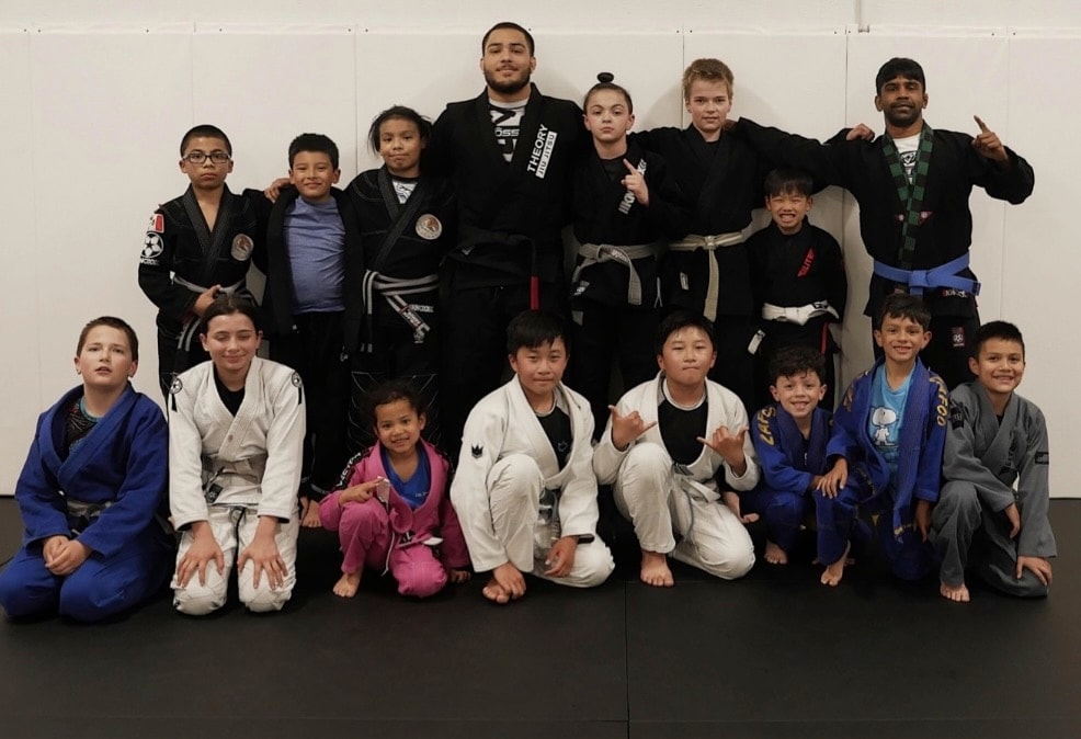 Team training at Theory Jiu Jitsu