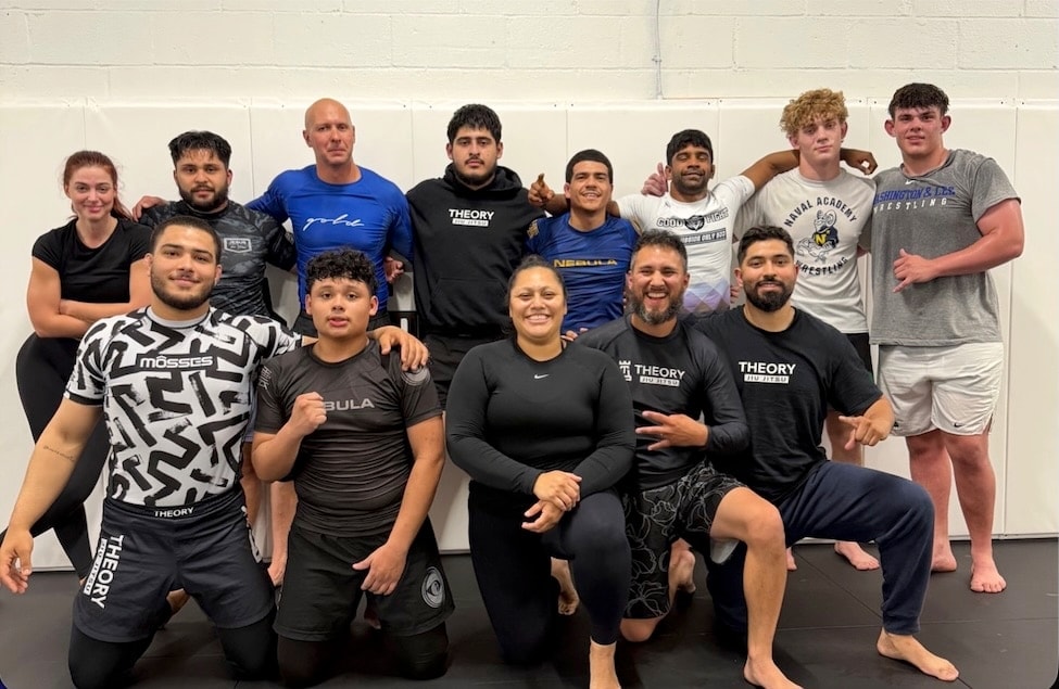 Adult Brazilian Jiu Jitsu class at Theory